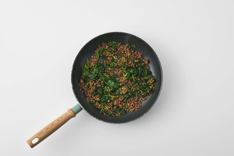 Rijstsalade afmaken