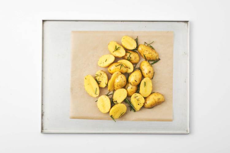 Aardappeltjes bakken