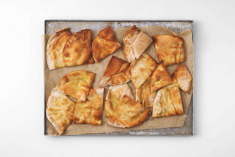 Platbrood bakken