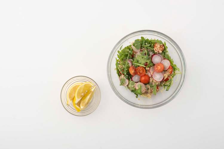 Salade mengen