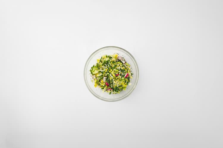 Salade mengen