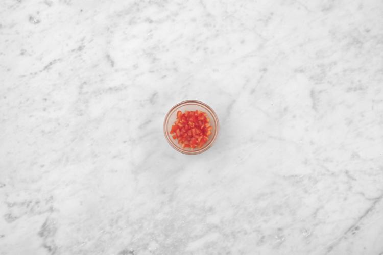 Make the salsa & mini tortillas