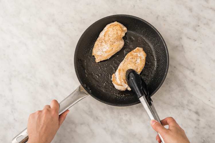 Cook the salmon