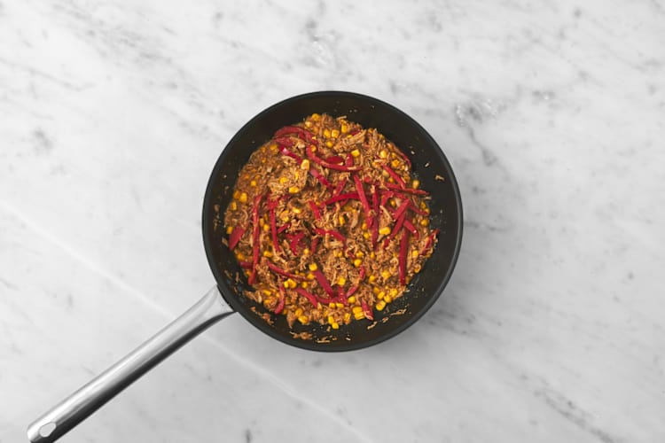 Cook the veggie mince
