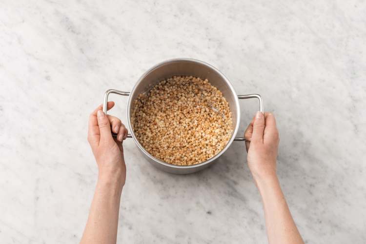 Cook the couscous