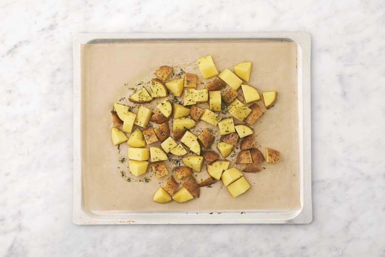Roast the potatoes