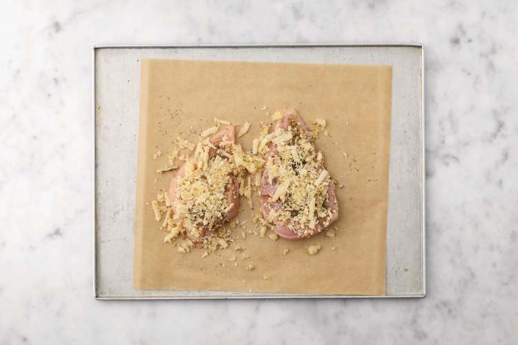 Bake the chicken