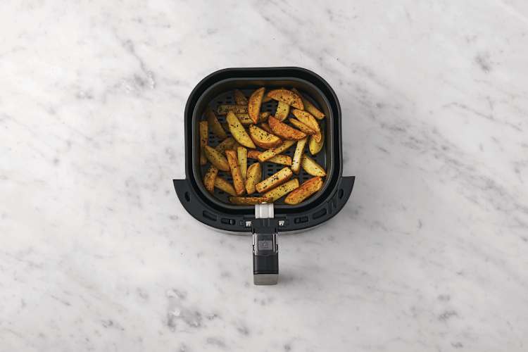 Bake the fries