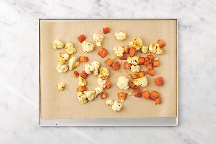 Roast the veggies