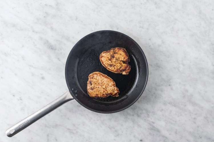 Cook the pork