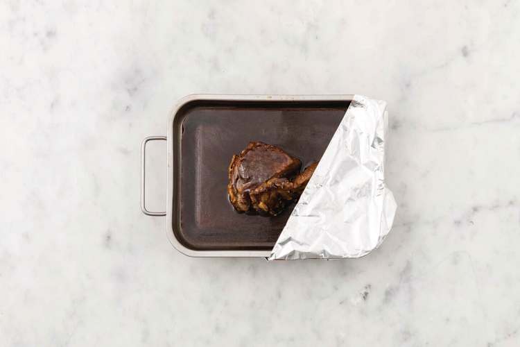Bake the beef brisket