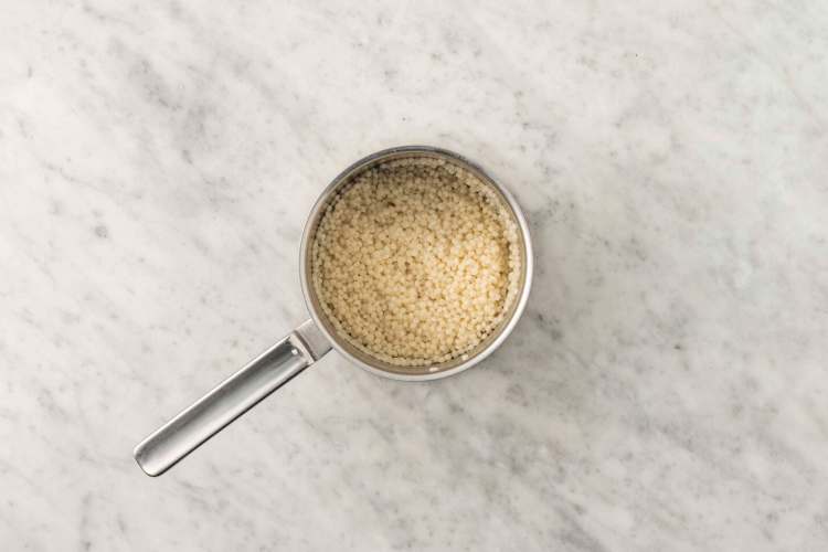 Cook the couscous