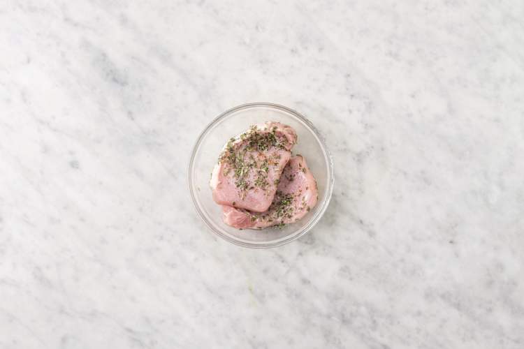Flavour the pork