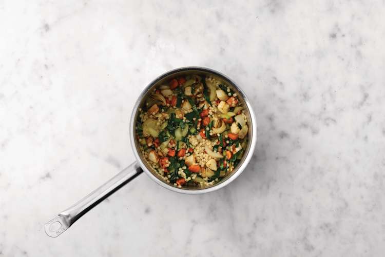Finish the couscous