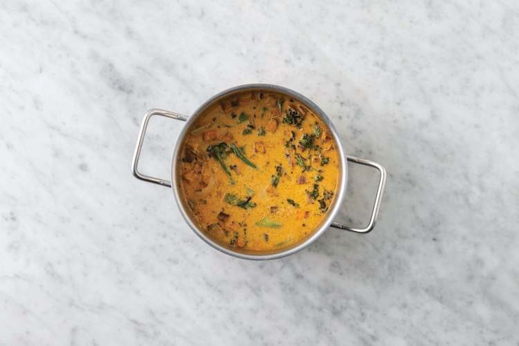 Finish the soup
