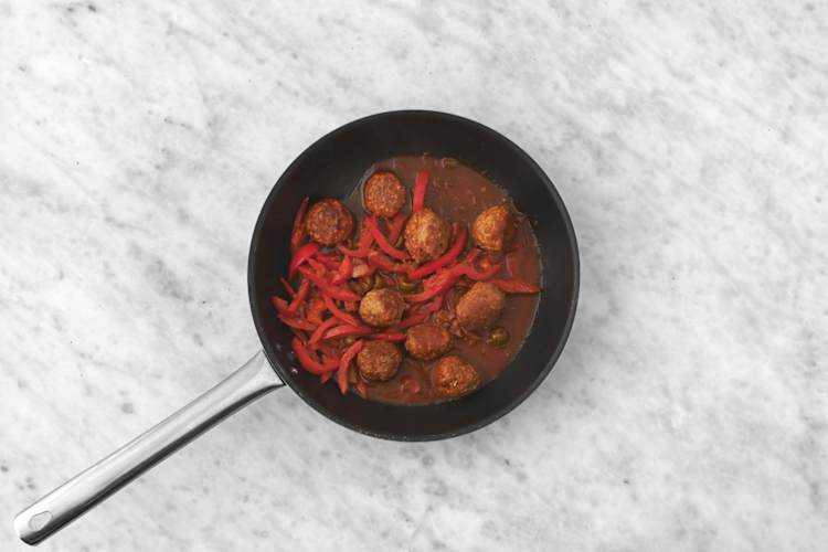 Cuocere le polpette