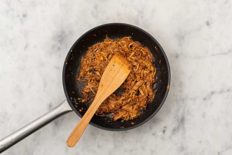 Scaldare il pulled pork