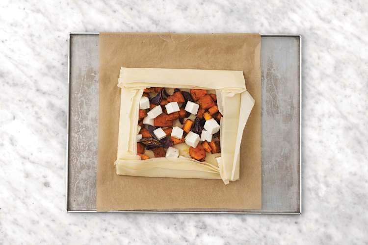 Assemble the galette