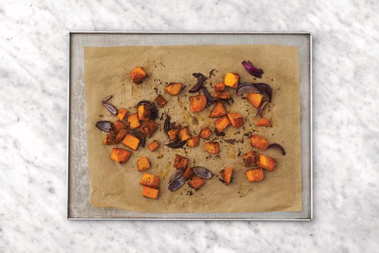 Bake the pumpkin