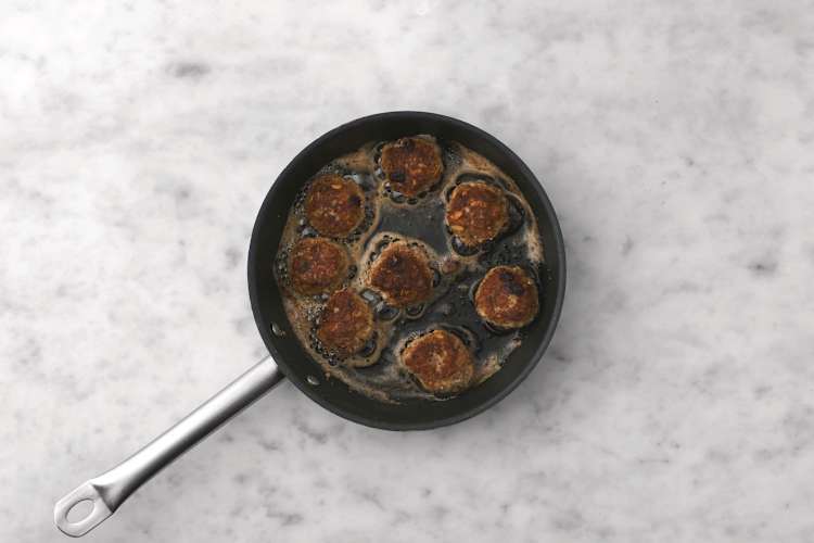 Cook the rissoles