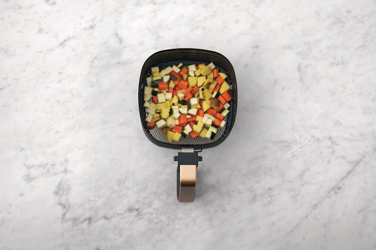Roast the veggies