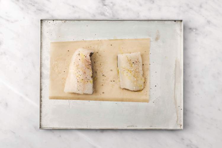 Bake the barramundi