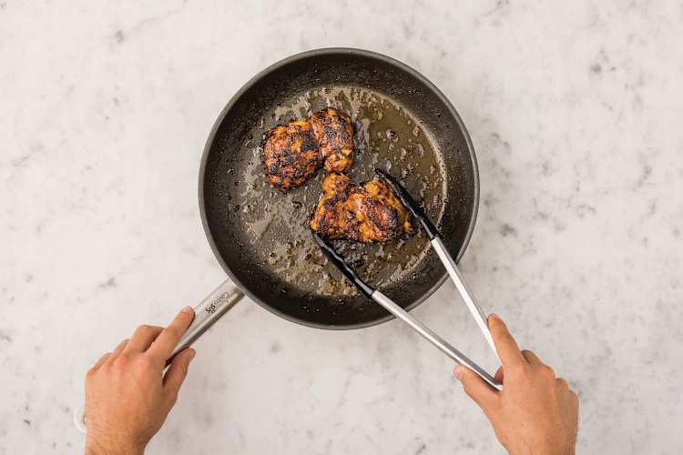 Cook the chicken