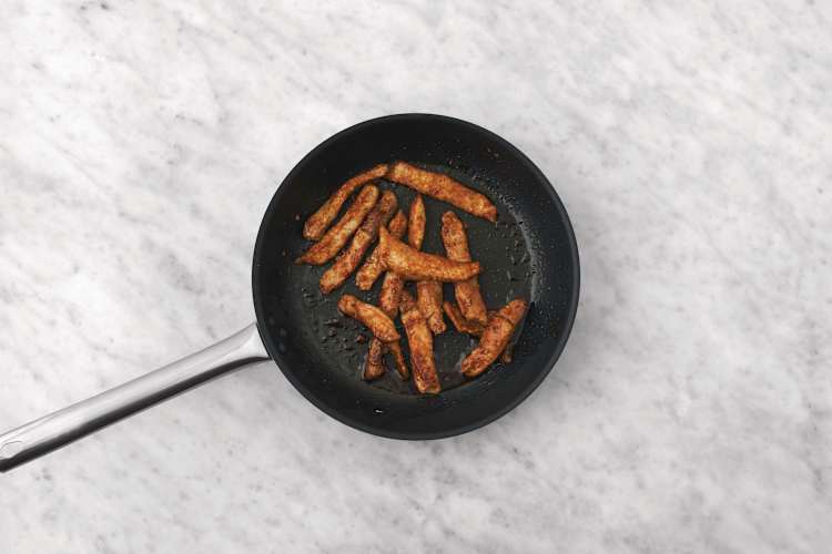 Cook the pork