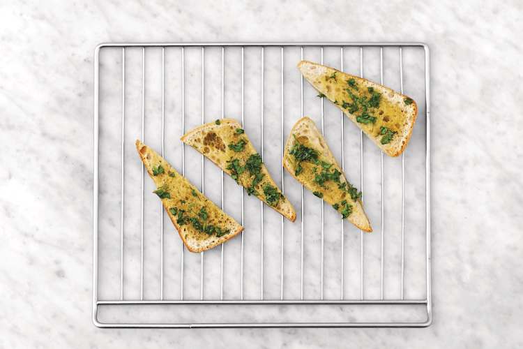 Make the garlic bread