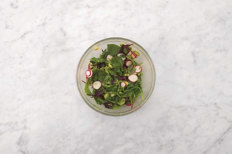 Prep the veggies & toss the salad