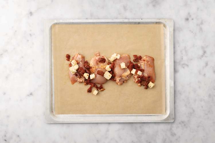Bake the chicken