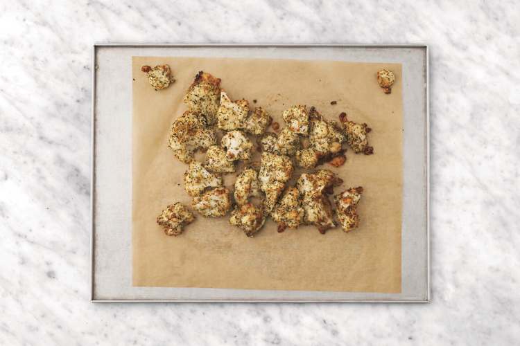 Bake the cauliflower 