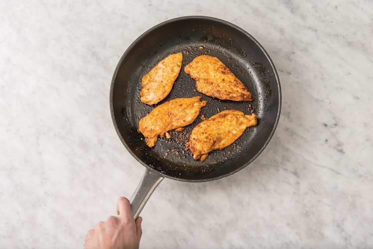 Cook the chicken 