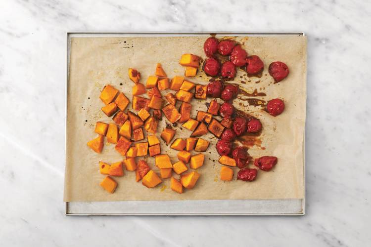 Roast the veggies