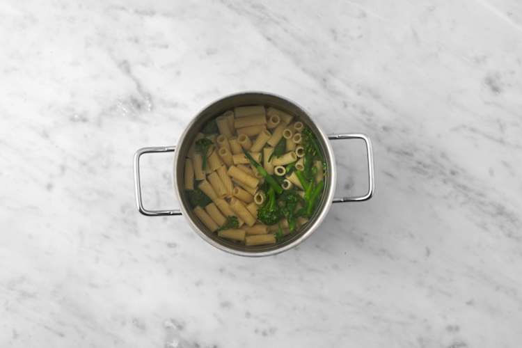 Drain your Pasta and Veg