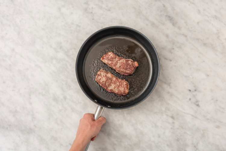 Sear the Steaks