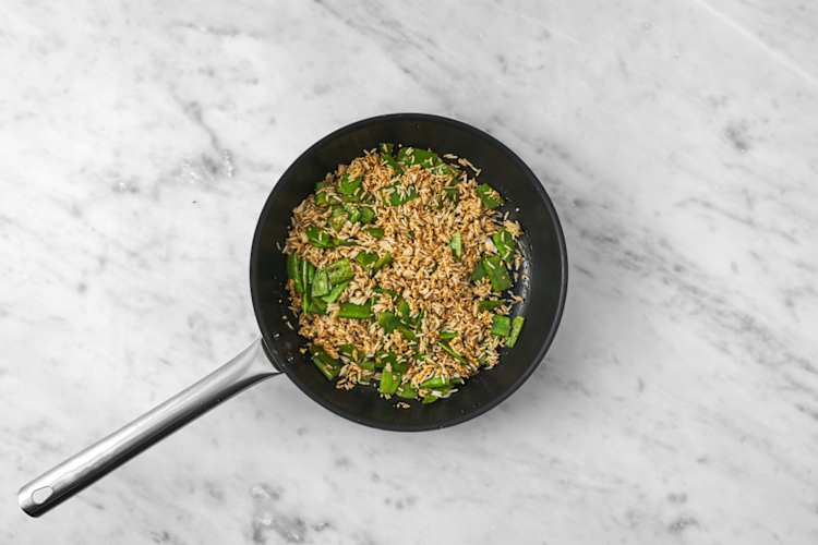 Make the fried rice