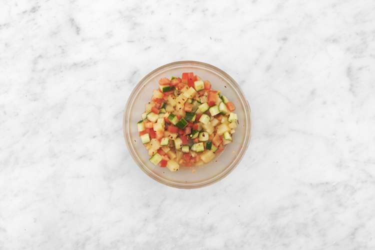 Toss the salsa