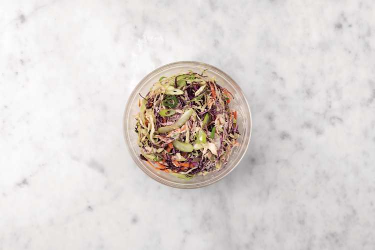Make the smokey slaw