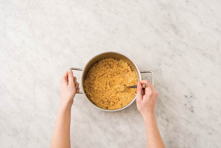 Cook the couscous