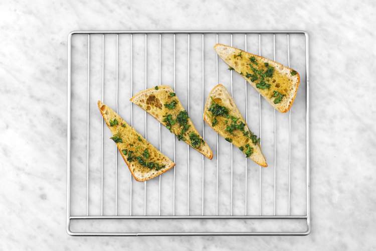 Make the garlic bread