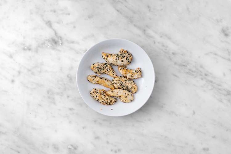 Cook the haloumi