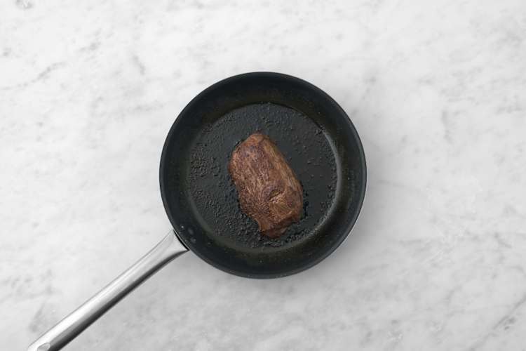 Cook the flank steak