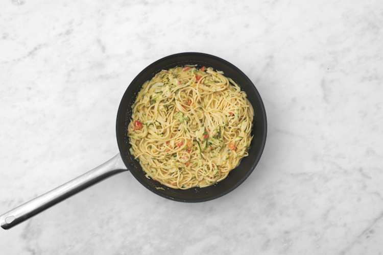 Tillsätt pasta