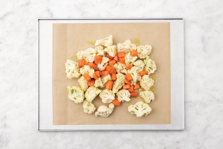 Roast the veggies