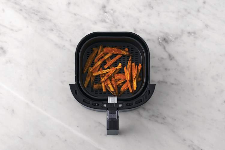 Bake the fries