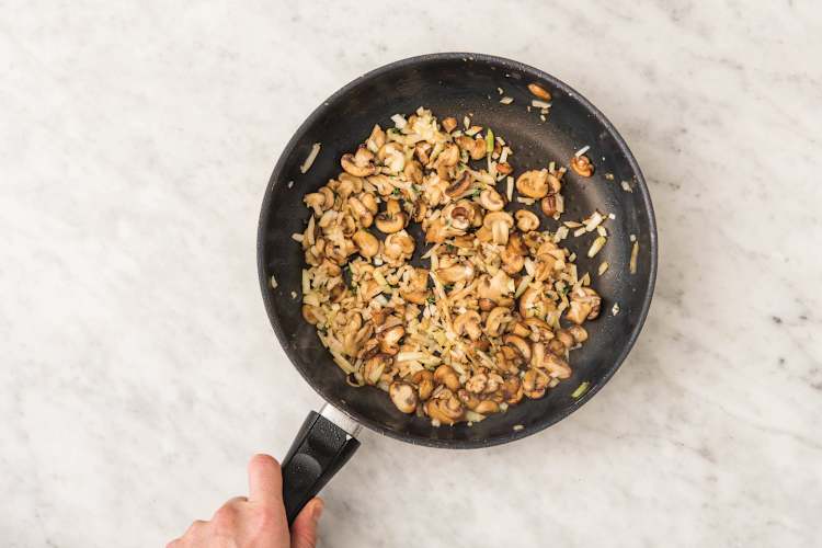 Start the risotto