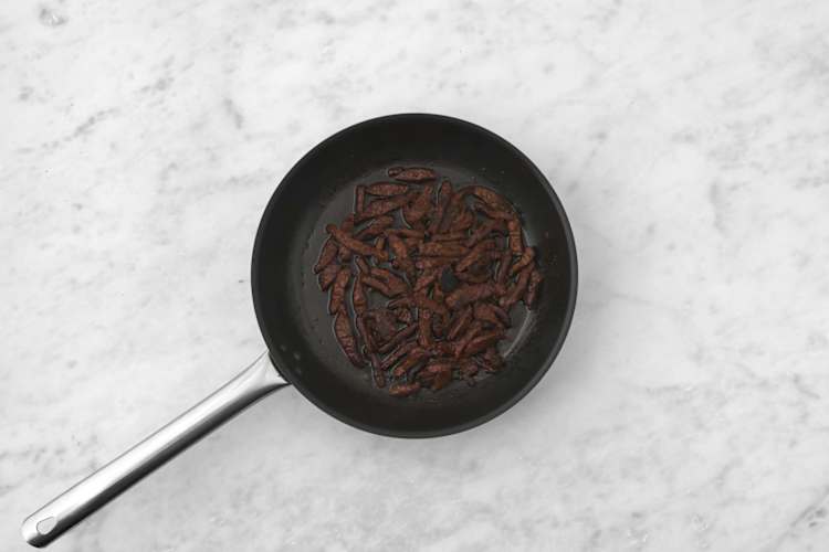 Vegane Filetstreifen braten