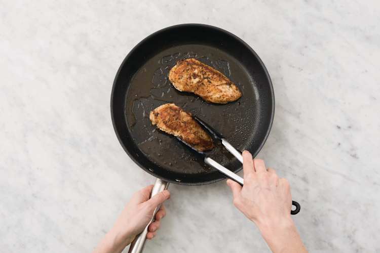 Cook the chicken