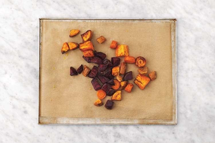 Roast the veggies